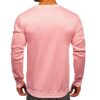 Basic billiga sweatshirts herr rosa bakifrån