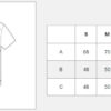Kortärmad tröja - Herr t-shirt storlekstabell