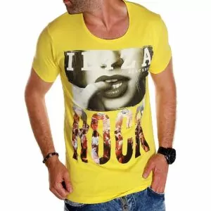 JHN - Ibiza rock gul T-shirt