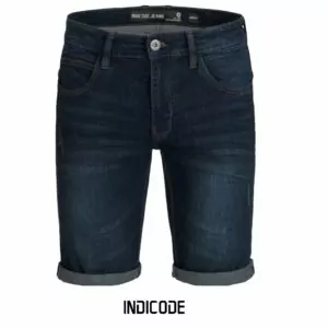 Indicode Shorts - Herrshorts jeans - jeansshorts - mörkblåa