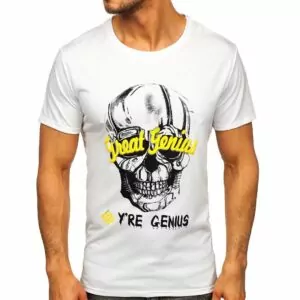 JHN - Vit T-Shirt Y´re Genius