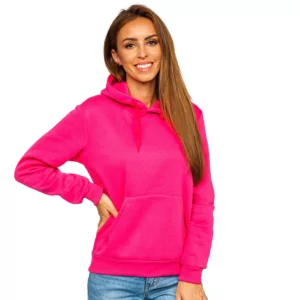 Damtröja rosa hoodie