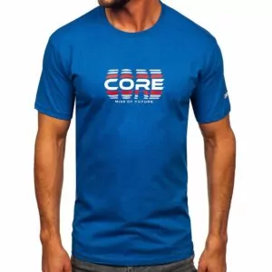 Blå T-shirt Core Mind Of Futre Printed - Herrtröja