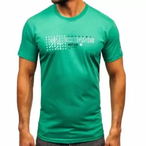 Grön T-shirt Ezdicorne Printed - Herrtröja