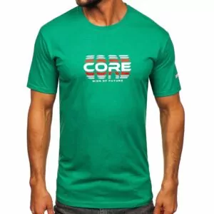 Grön T-shirt Core Mind Of Futre Printed - Herrtröja