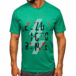 Grön T-shirt Ezdicorne Power - Herrtröja