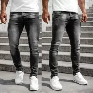 Jeans Herr - Svarta Slim-Fit byxor