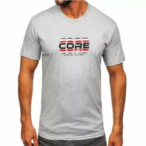 Ljusgrå T-shirt Core Mind Of Futre Printed - Herrtröja