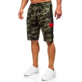 Camouflageshorts - Gröna camo shorts Herr