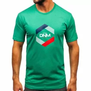 Grön T-shirt Printed DNM Excellent - Herrtröja