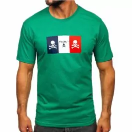 Grön T-shirt Black Island - Herr T-shirt Framsida