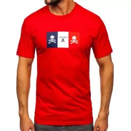 Röd T-shirt Black Island - Herr T-shirt Framsida