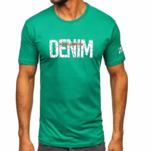Grön T-shirt printed denim exclusive