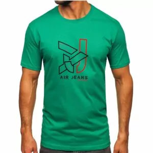 Grön T-shirt printed Air Jeans - Herrtröja