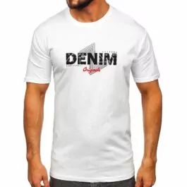 T-shirt Denim Originals Vit - Framsida