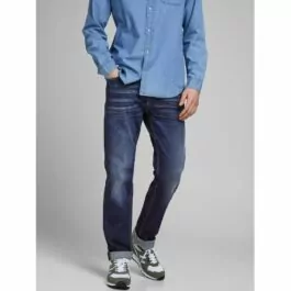 Mörkblåa jeans Clark från Jack & Jones regular fit