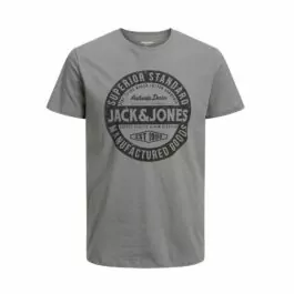 Grå printed T-shirt från JACK & JONES