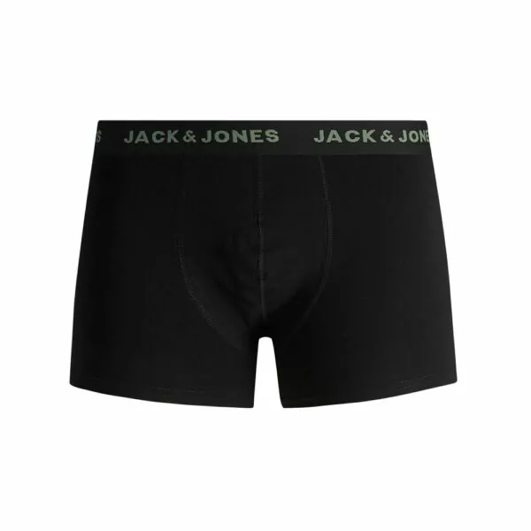 7-pack svarta med färg kalsonger - Jack & Jones fram