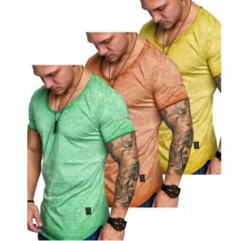 3-pack färgglada T-shirts 449 kr