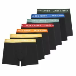 7-Pack solida boxershorts från jack and jones