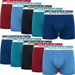 10 pack billiga boxershorts i solida färger