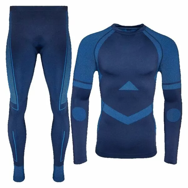 Komplett underställ - träningskläder under vintern mörkblå
