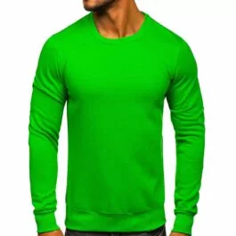 Grön sweatshirt - herrtröja framifrån