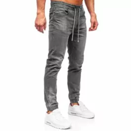 GC - Grafitgråa jeans joggers byxa - Herr