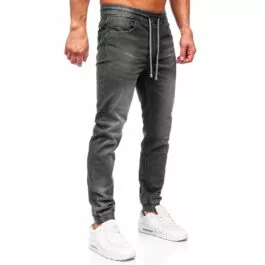 BS - Svart jeans joggers byxa - Herr