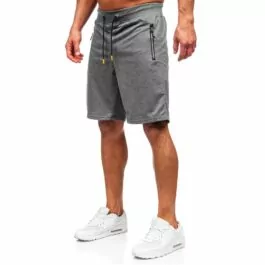 Träningsshorts herr - Grafitgråa shorts