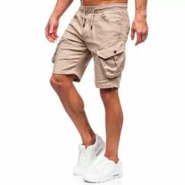 Beige färgade shorts - Cargoshorts