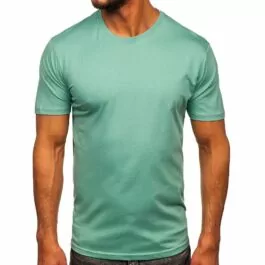 Basic t-shirt mintgrön - Herr O-ringad