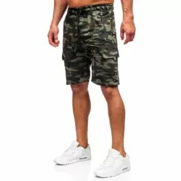 Kaki kamouflage shorts - Herrshorts