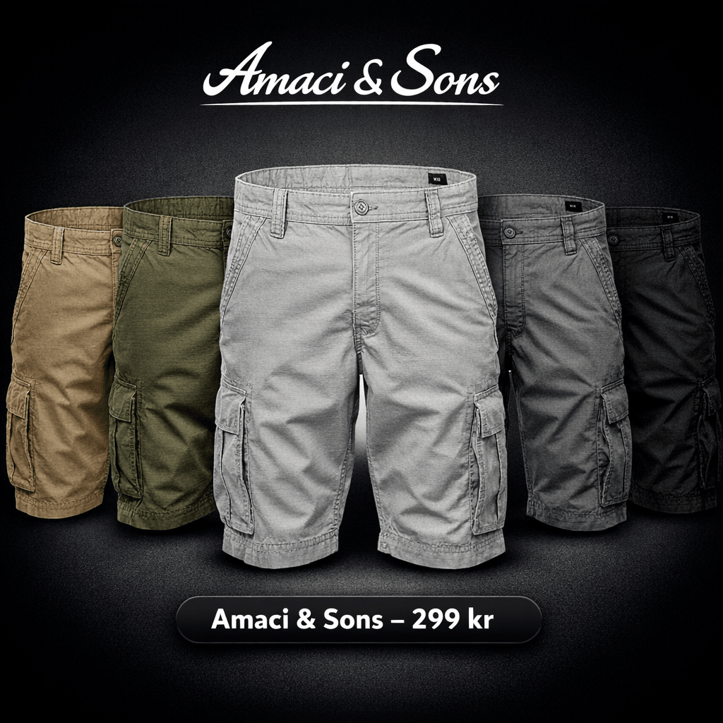 Cargo shorts herr – därför är Amaci & Sons sommarens bästa val - JHN Sport
