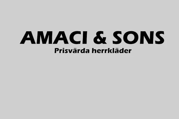 Amaci & Sons prisvärda herrkläder online