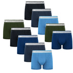 10-pack billiga solida kalsonger - Herr underkläder