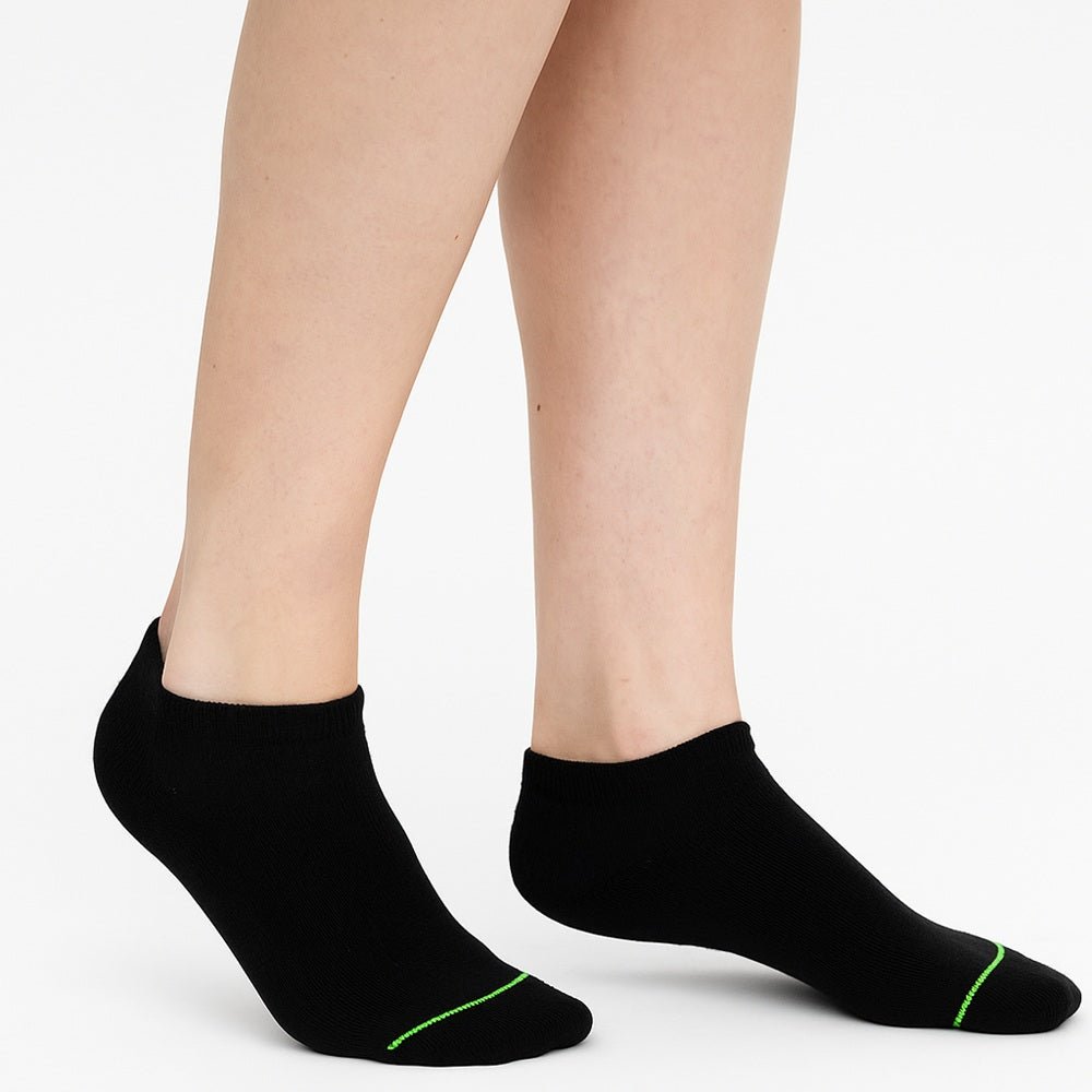 12 par svarta ankelstrumpor - strumpor unisex