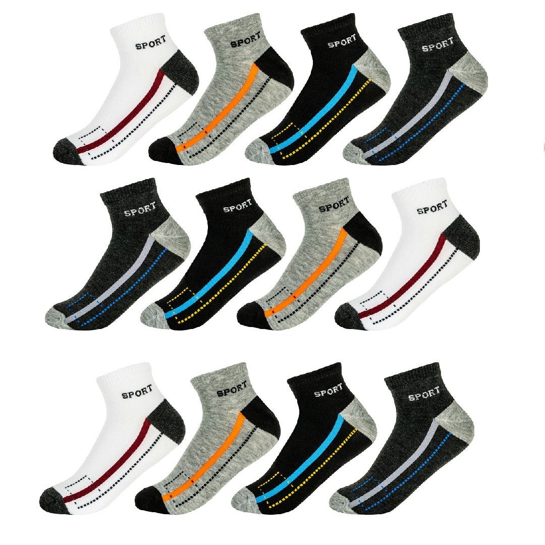 12-pack sportstrumpor sneakers