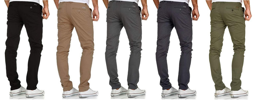 Chinos Slim-Fit med stretch 5 olika färger