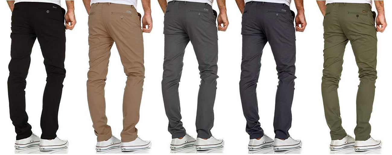 Chinos Slim-Fit med stretch 5 olika färger