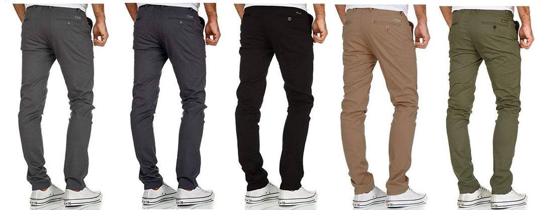 Herr Chinos Slim-Fit med stretch 5 olika färger