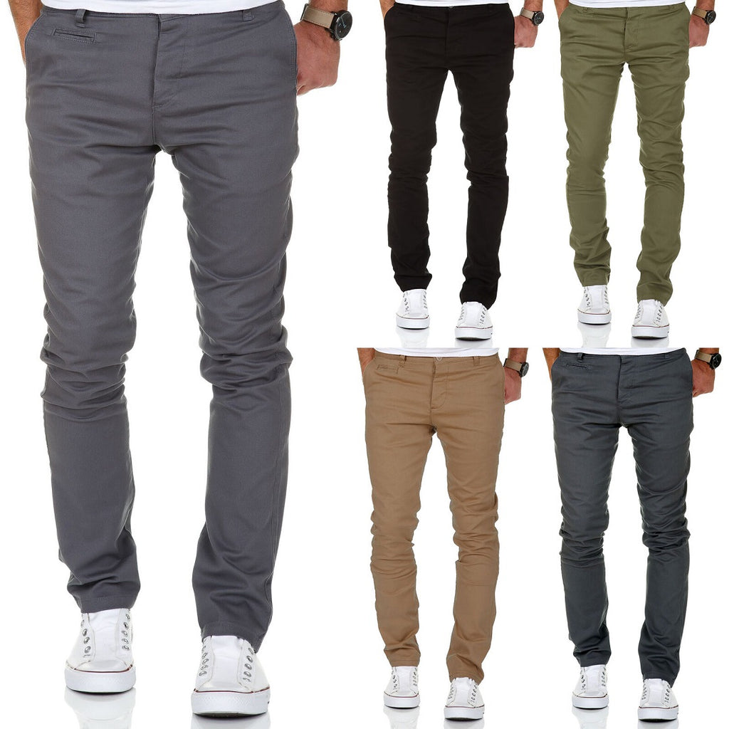 Herr Chinos Slim-Fit med stretch 5 olika färger