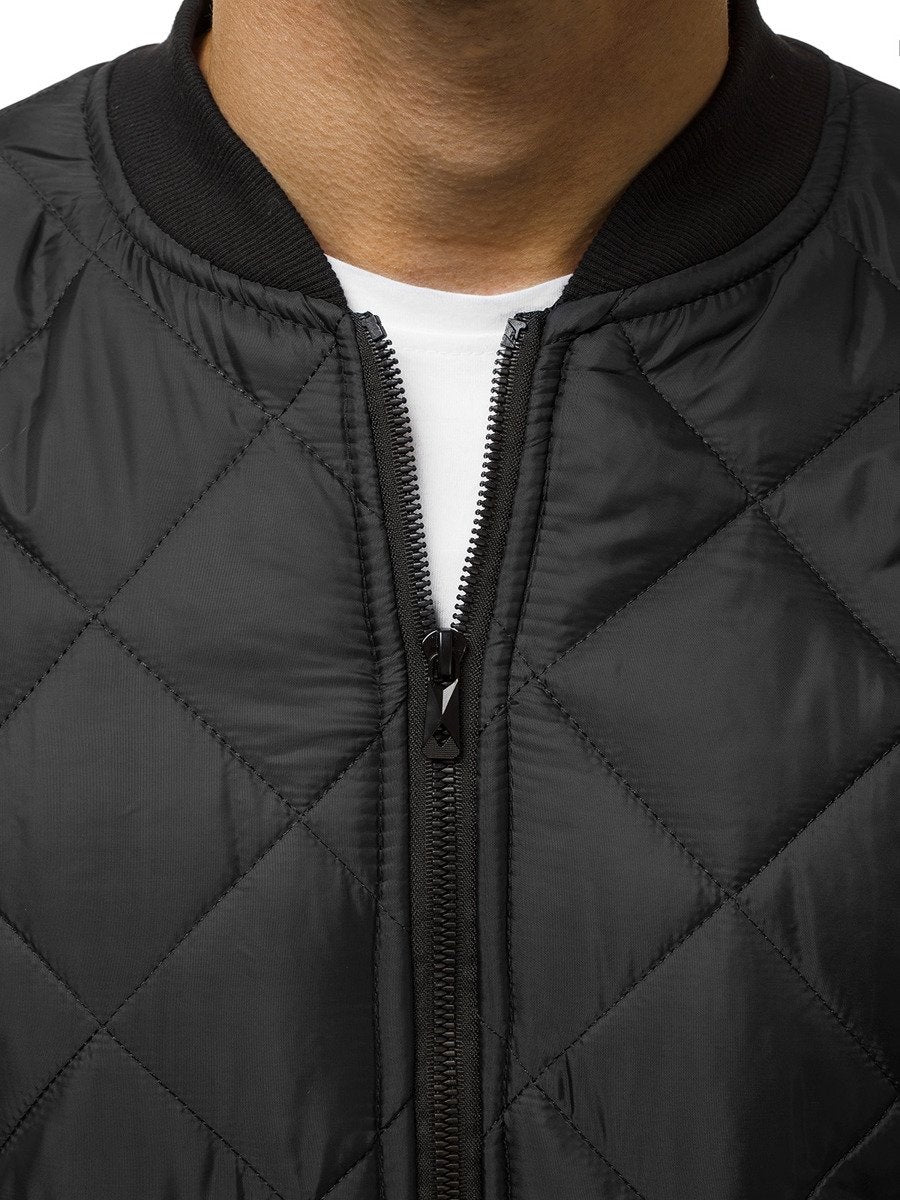 Svart Bomberjacka - Herrjacka - Höstjacka