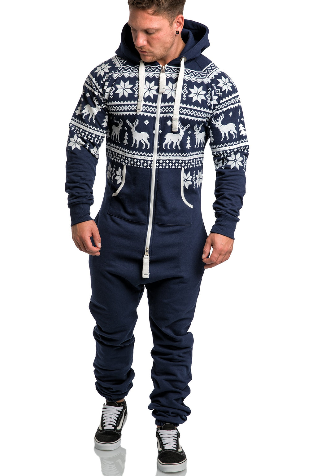 Onesie Unisex Marinblå jumpsuit