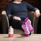 Strumpor med text under foten massage please - under foten