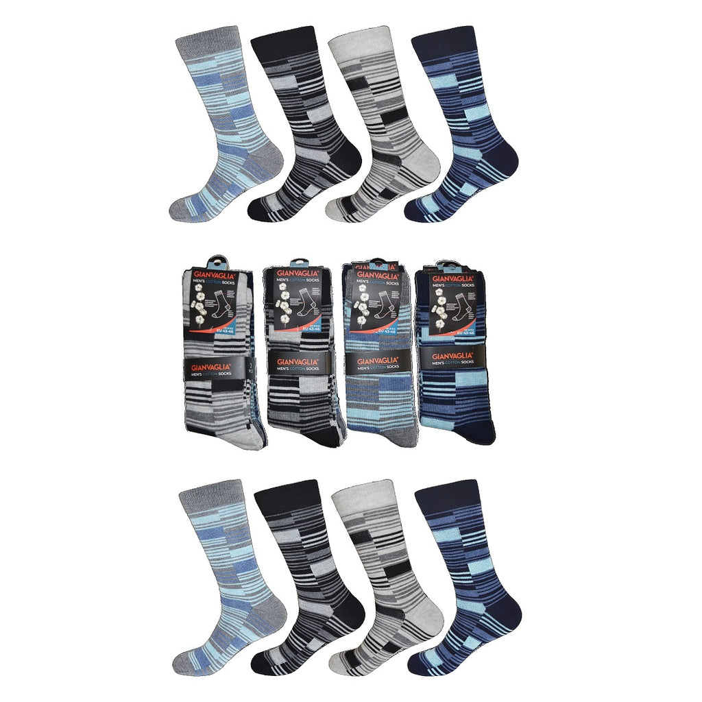 12-Pack sköna Herrstrumpor