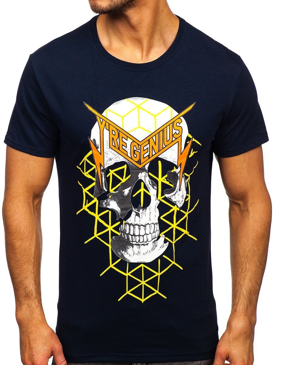 Y're genius T-shirt printed - Utförsäljning