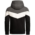Hoodie Herr - Flerfärgad huvtröja Herrtröja - baksidan