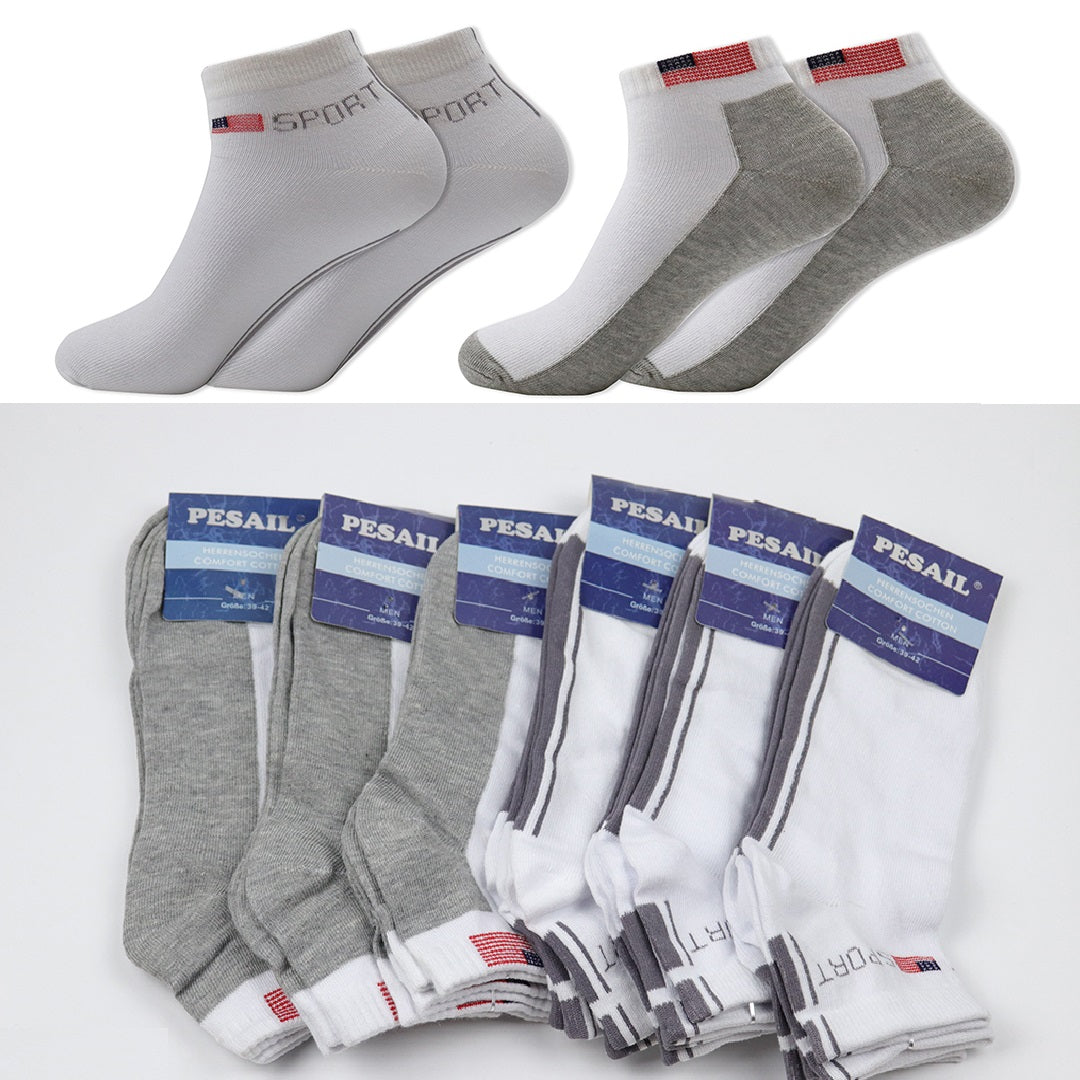 12 par Pesail sportstrumpor sneakers