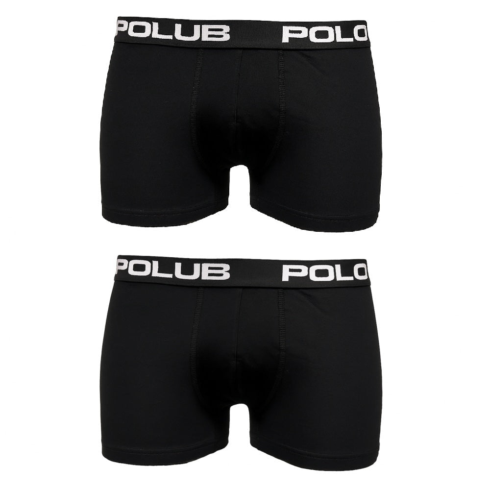 2-pack svarta boxershorts
